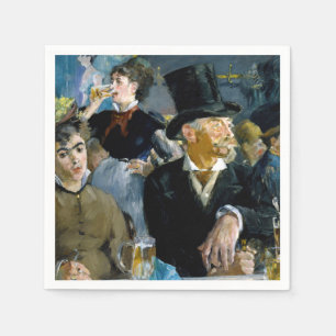 Serviette En Papier Edouard Manet - Au Café