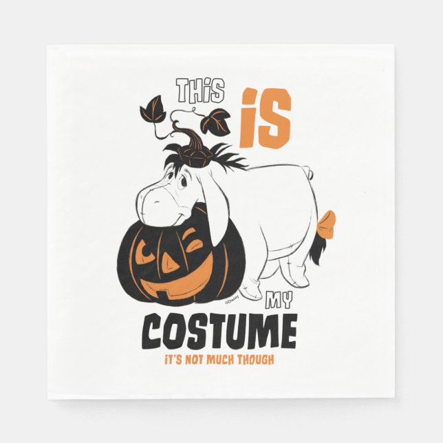Serviette En Papier Eeyore | C'est mon costume (Devant)