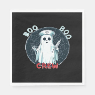 Serviette En Papier Éffrayant Nurse Ghost Haunted Hospital Crew Ghomaj