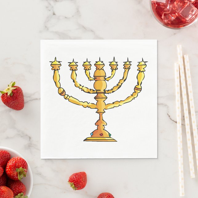Serviette En Papier Église Menorah (Créateur téléchargé)