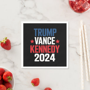Serviette En Papier Élection de Trump Vance Kennedy pour le président 