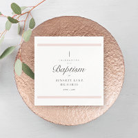 Élégance Moderne Baptême de Filles