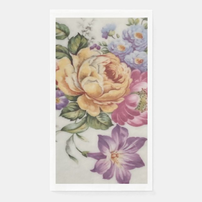 Serviette En Papier Élégance : Serviettes d'hôtes inspirées de la porc (Devant)