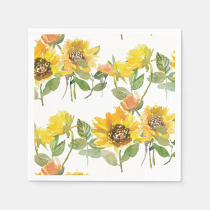 Serviette En Papier Elégant Baby shower de la Bee du Soleil de tournes