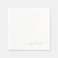 Élégant bleu foncé Mariage de caractères couples