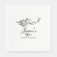 Elégant Classic Golf 90e Anniversaire Fête Personn