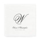 Elegant Classic Nom Mariage initial