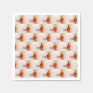 Serviette En Papier Elégant Colorful Red Peppers Food Abstrait Motif