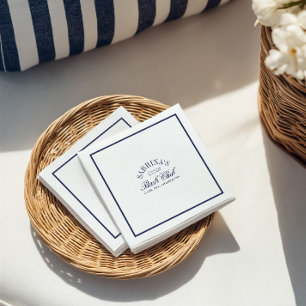 Serviette En Papier Elégant Country Club Bachelorette Papier Napkins