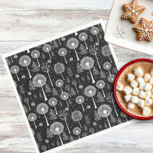 Élégant Dandelion et sapin de Noël