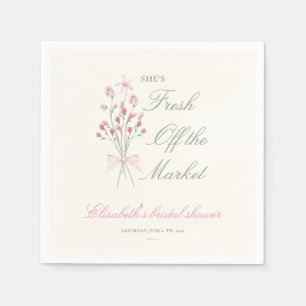 Serviette En Papier Élégant doux Frais du marché douche de mariée