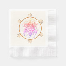 Élégant et coloré papier d'étoile juif