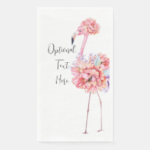 Serviette En Papier Elegant Flamingo Party Napkin
