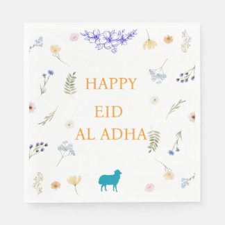 Serviette En Papier Elegant Floral Eid al-Adha Table Paper Design