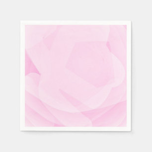 Serviette En Papier Élégant floral simple chic effet marbre rose 