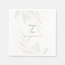 Elégant Sage Green Botanical Cocktail