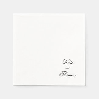 Serviette En Papier Élégant Style Chic Moderne Simple Minimaliste Napk