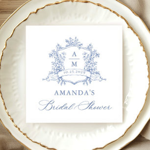 Serviette En Papier Elégante aquarelle Fête des mariées Fleurs sauvage