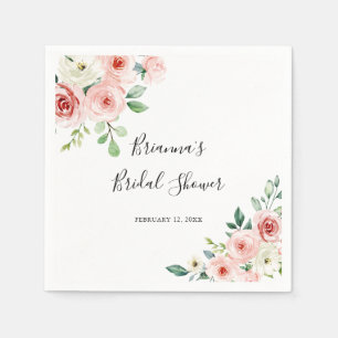 Serviette En Papier Élégante Dainty Automne Fête des mariées florale