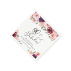 Elégante fête florale 90e anniversaire