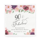 Elégante fête florale 90e anniversaire