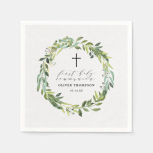 Serviette En Papier Élégante verdure Eucalyptus premier papier de comm