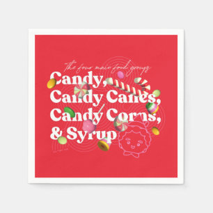 Serviette En Papier Elf the Movie   Les Quatre Principaux Groupes Alim