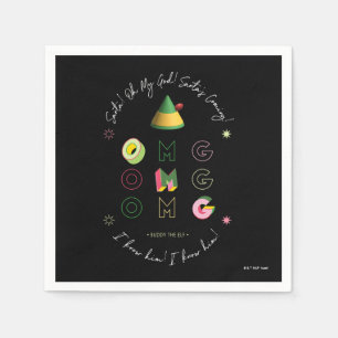 Serviette En Papier Elf the Movie   PÈRE NOËL OMG