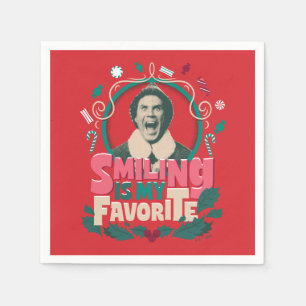 Serviette En Papier Elfe - Sourire est mon préféré
