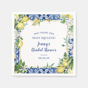 Serviette En Papier Elle a trouvé sa grande étreinte Lemon Bridal Show