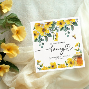 Serviette En Papier Elle a trouvé sa réception de mariage Honey