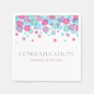 Serviette En Papier Elle est prête à faire des Baby showers Pois