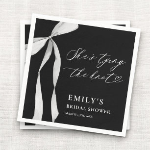 Serviette En Papier Elle noue la Fête des mariées