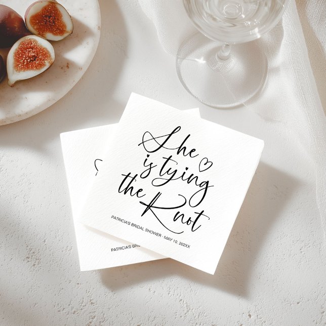 Serviette En Papier Elle noue la gerbe Fête de mariage (Créateur téléchargé)