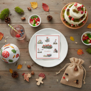 Serviette En Papier Elsa Beskow Enfants de la forêt