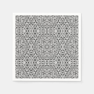 Serviette En Papier Embrayage sans fil ethno-boho tribal ornemental t