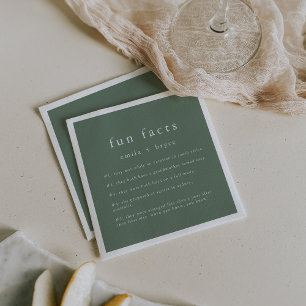 Serviette En Papier EMELIA Nature Rustique Woodland Fun Mariage