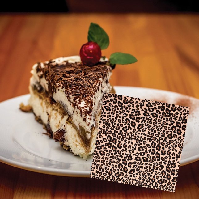 Serviette En Papier Empreinte de léopard Party Papier Dîner serviettes (Créateur téléchargé)