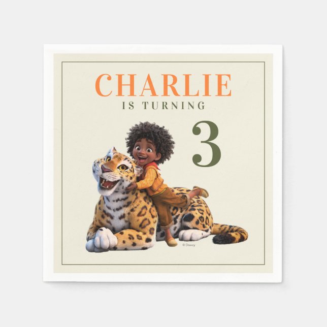 Serviette En Papier Encanto | Anniversaire Antonio (Devant)