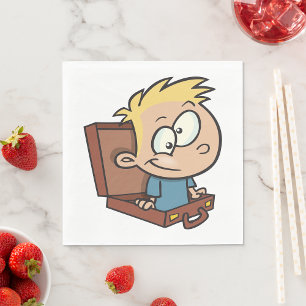Serviette En Papier Enfant En Papier Valise