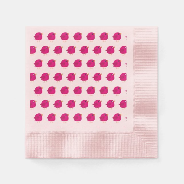 Serviette En Papier Enfants mignonette birdy (Devant)