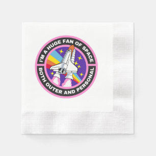 Serviette En Papier énorme fan de l'espace