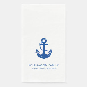 Serviette En Papier Ensemble de l'année de croisière maritime familial