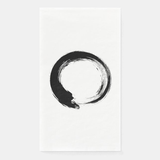 Serviette En Papier Enso Zen Circle (Devant)