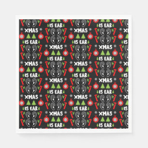 Serviette En Papier ENT Doctor Christmas