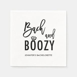 Serviette En Papier Enterrement de vie de jeune fille Bach et ivre