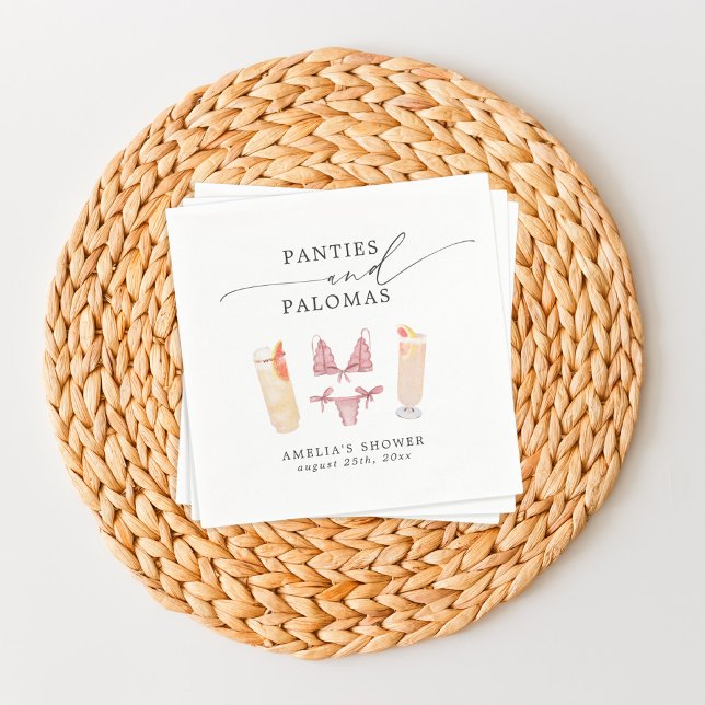 Serviette En Papier Enterrement de vie de jeune fille / Shower de mari (Créateur téléchargé)