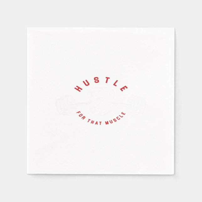 Serviette En Papier Entraîneur De Fitness De L'Instructeur De Gymnase  (Devant)