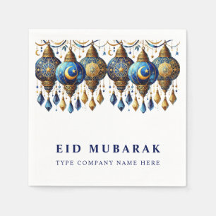 Serviette En Papier Entreprise Eid Moubarak Carte postale