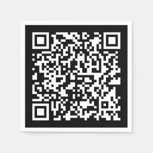 Serviette En Papier Entrer l'URL et créer un code QR numérisable Bla